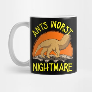 Ants Worst Nightmare | Funny Animal Lover Gifts | Anteater Mug